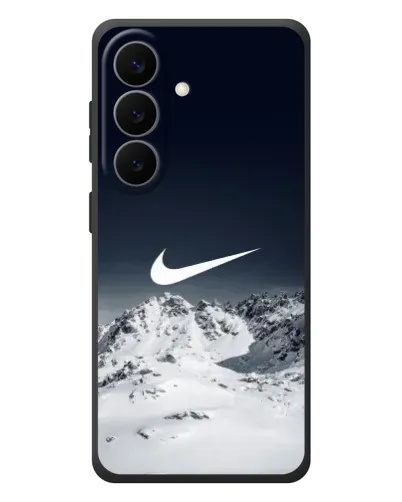 Чехол для Samsung Galaxy S26 Plus с картинкой «Nike — зимние горы» Чехол для Samsung Galaxy S26 Plus с картинкой «Nike — зимние горы»