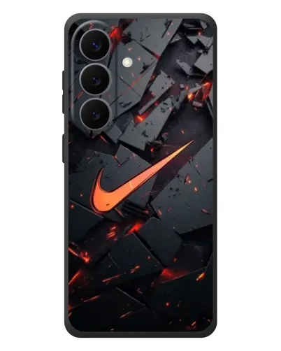 Чехол для Samsung Galaxy S26 Plus с картинкой «Nike — эффект разломов» Чехол для Samsung Galaxy S26 Plus с картинкой «Nike — эффект разломов»