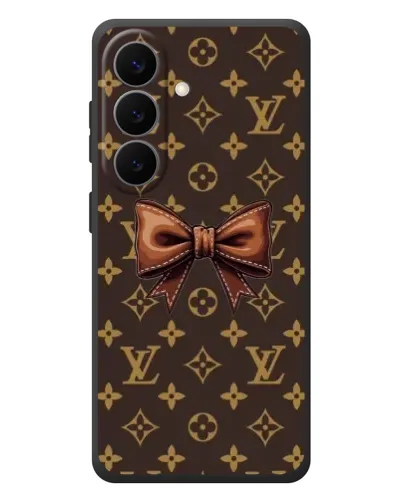 Чехол для Samsung Galaxy S26 Plus с картинкой «LV с бантом» Чехол для Samsung Galaxy S26 Plus с картинкой «LV с бантом»