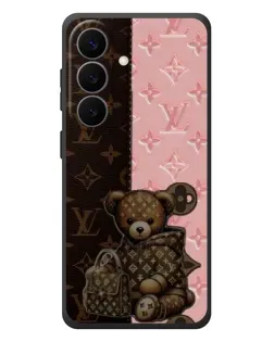 Чехол для Samsung Galaxy S26 Plus с картинкой «Мишка в стиле LV»