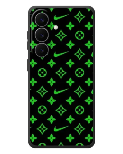 Чехол для Samsung Galaxy S26 Plus с картинкой «Неоновый принт LV» Чехол для Samsung Galaxy S26 Plus с картинкой «Неоновый принт LV»