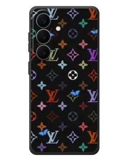 Чехол для Samsung Galaxy S26 Plus с картинкой «Цветная монограмма LV»