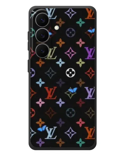 Чехол для Samsung Galaxy S26 Plus с картинкой «Цветная монограмма LV» Чехол для Samsung Galaxy S26 Plus с картинкой «Цветная монограмма LV»