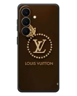 Чехол для Samsung Galaxy S26 Plus с картинкой «LV — золотая печать»
