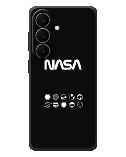 Чехол для Samsung Galaxy S26 Plus с картинкой «NASA — технический принт»