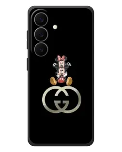 Чехол для Samsung Galaxy S26 Plus с картинкой «Минни Маус на лого»