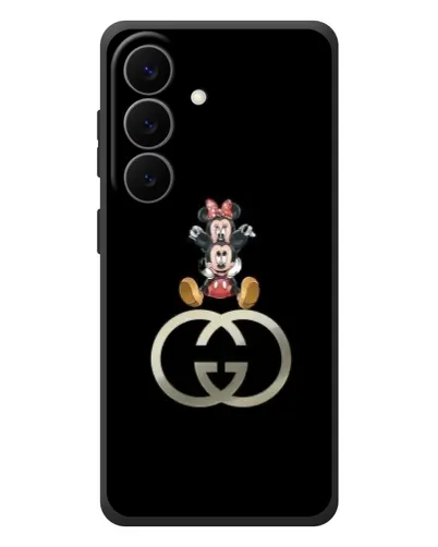 Чехол для Samsung Galaxy S26 Plus с картинкой «Минни Маус на лого»