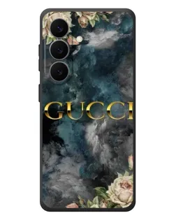 Чехол для Samsung Galaxy S26 Plus с картинкой «Абстрактные цветы Gucci»