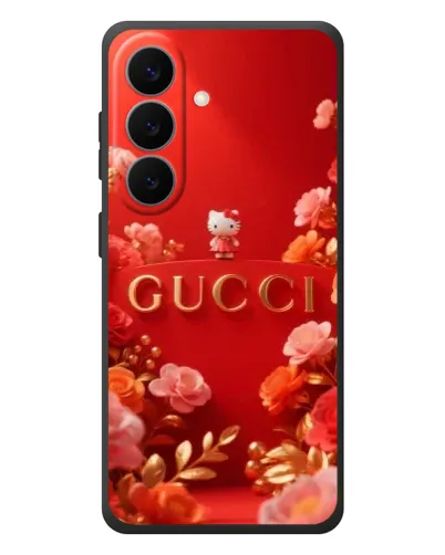 Чехол для Samsung Galaxy S26 Plus с картинкой «Gucci — золотой сад»