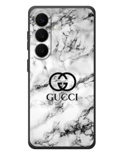 Чехол для Samsung Galaxy S26 Plus с картинкой «Gucci — мраморный шик»