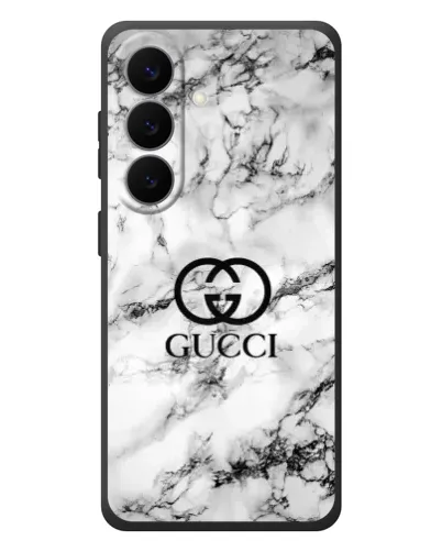 Чехол для Samsung Galaxy S26 Plus с картинкой «Gucci — мраморный шик»
