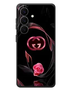 Чехол для Samsung Galaxy S26 Plus с картинкой «Gucci — неоновая роза»