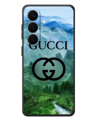 Чехол для Samsung Galaxy S26 Plus с картинкой «Gucci — горный пейзаж»