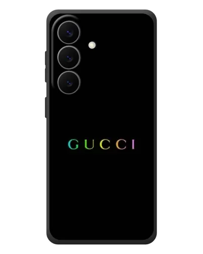 Чехол для Samsung Galaxy S26 Plus с картинкой «Gucci — неоновый минимализм» Чехол для Samsung Galaxy S26 Plus с картинкой «Gucci — неоновый минимализм»