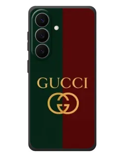 Чехол для Samsung Galaxy S26 Plus с картинкой «Gucci — темно-зеленый градиент»