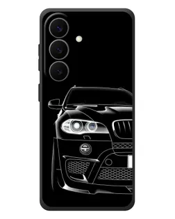 Чехол для Samsung Galaxy S26 Plus с картинкой «Темный силуэт BMW»