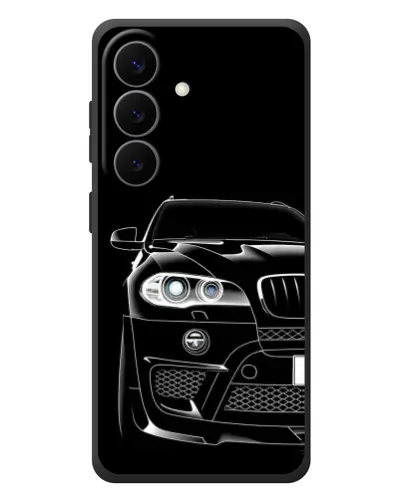 Чехол для Samsung Galaxy S26 Plus с картинкой «Темный силуэт BMW»