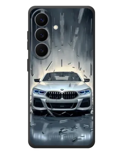 Чехол для Samsung Galaxy S26 Plus с картинкой «BMW в свете фар»