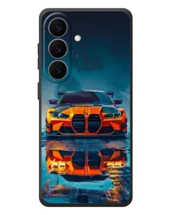 Чехол для Samsung Galaxy S26 Plus с картинкой «BMW — золотая эмблема»