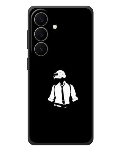 Чехол для Samsung Galaxy S26 Plus с картинкой «PUBG — белый шлем»