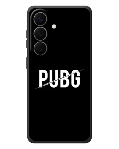 Чехол для Samsung Galaxy S26 Plus с картинкой «PUBG — белый логотип»
