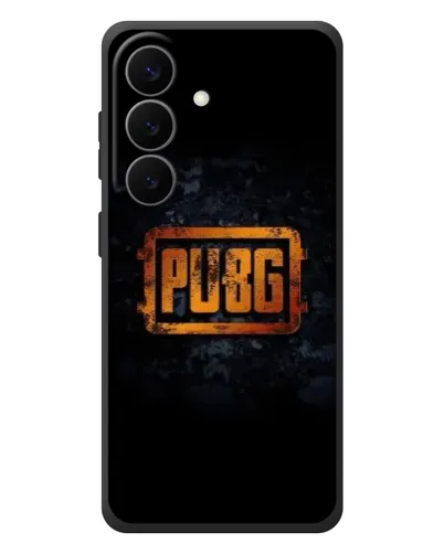 Чехол для Samsung Galaxy S26 Plus с картинкой «PUBG — золотой логотип»