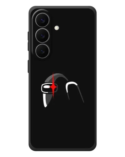 Чехол для Samsung Galaxy S26 Plus с картинкой «Among Us шлем» Чехол для Samsung Galaxy S26 Plus с картинкой «Among Us шлем»