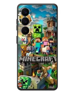 Чехол для Samsung Galaxy S26 Plus с картинкой «Замок Minecraft»