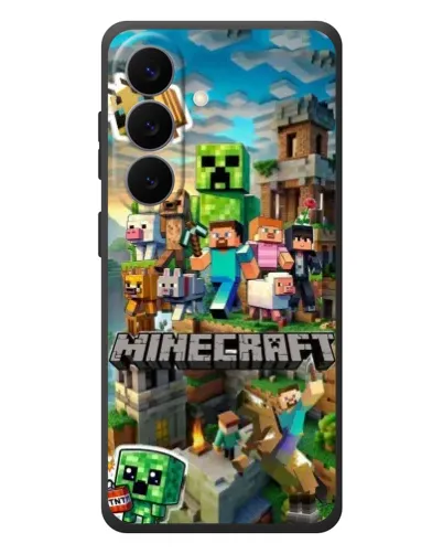 Чехол для Samsung Galaxy S26 Plus с картинкой «Замок Minecraft»