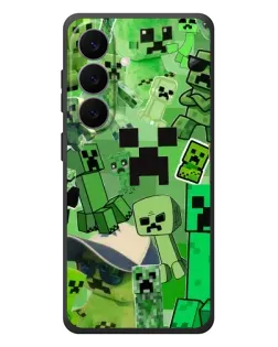 Чехол для Samsung Galaxy S26 Plus с картинкой «Криперы Minecraft»