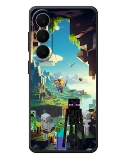 Чехол для Samsung Galaxy S26 Plus с картинкой «Эндермен в лесу»