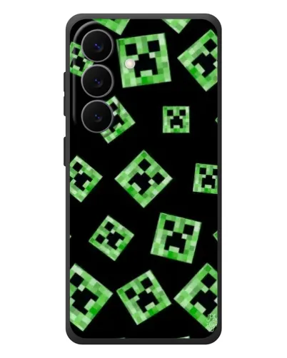 Чехол для Samsung Galaxy S26 Plus с картинкой «Паттерн с криперами»