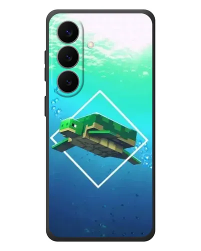 Чехол для Samsung Galaxy S26 Plus с картинкой «Черепаха Minecraft» Чехол для Samsung Galaxy S26 Plus с картинкой «Черепаха Minecraft»