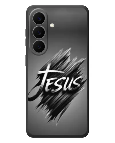 Чехол для Samsung Galaxy S26 Plus с картинкой «Надпись Jesus Graffiti»