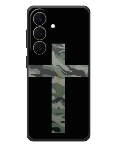 Чехол для Samsung Galaxy S26 Plus с картинкой «Милитари Крест»