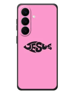 Чехол для Samsung Galaxy S26 Plus с картинкой «Розовый символ  Jesus»