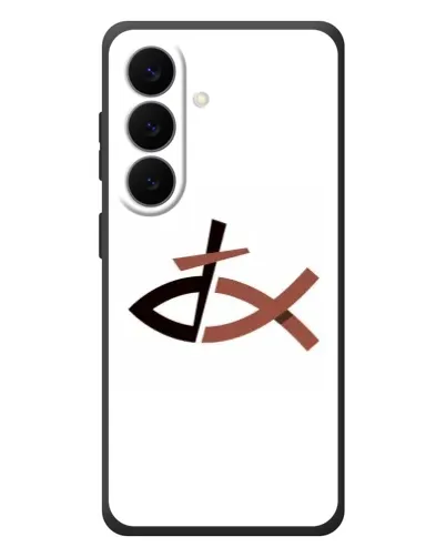 Чехол для Samsung Galaxy S26 Plus с картинкой «Рыба и крест»