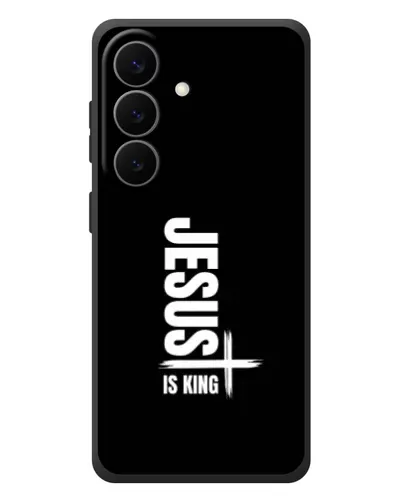 Чехол для Samsung Galaxy S26 Plus с картинкой «Вертикаль веры Jesus»