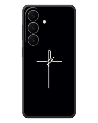 Чехол для Samsung Galaxy S26 Plus с картинкой «Тонкий крест» Чехол для Samsung Galaxy S26 Plus с картинкой «Тонкий крест»