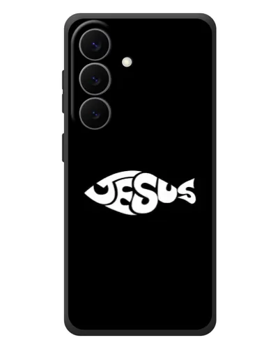 Чехол для Samsung Galaxy S26 Plus с картинкой «Рыба Jesus» Чехол для Samsung Galaxy S26 Plus с картинкой «Рыба Jesus»