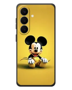 Чехол для Samsung Galaxy S26 Plus с картинкой «Микки на желтом»