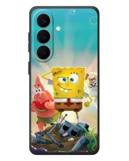 Чехол для Samsung Galaxy S26 Plus с картинкой «Спанч Боб победитель»
