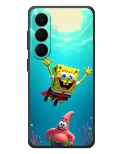 Чехол для Samsung Galaxy S26 Plus с картинкой «Спанч Боб под водой»