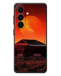 Чехол для Samsung Galaxy S26 Plus с картинкой «Cybertruck на Марсе»