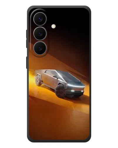 Чехол для Samsung Galaxy S26 Plus с картинкой «Cybertruck в пустыне» Чехол для Samsung Galaxy S26 Plus с картинкой «Cybertruck в пустыне»