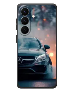 Чехол для Samsung Galaxy S26 Plus с картинкой «Mercedes — ночной город»