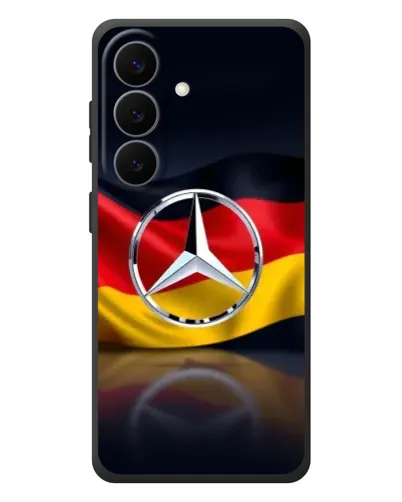 Чехол для Samsung Galaxy S26 Plus с картинкой «Mercedes — флаг Германии»
