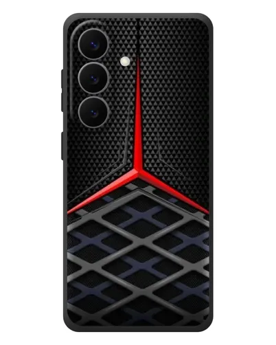Чехол для Samsung Galaxy S26 Plus с картинкой «Mercedes Carbon Grid»