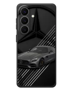 Чехол для Samsung Galaxy S26 Plus с картинкой «Mercedes AMG — графика»