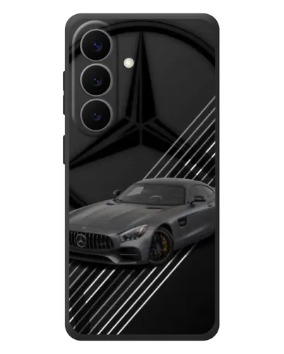 Чехол для Samsung Galaxy S26 Plus с картинкой «Mercedes AMG — графика»